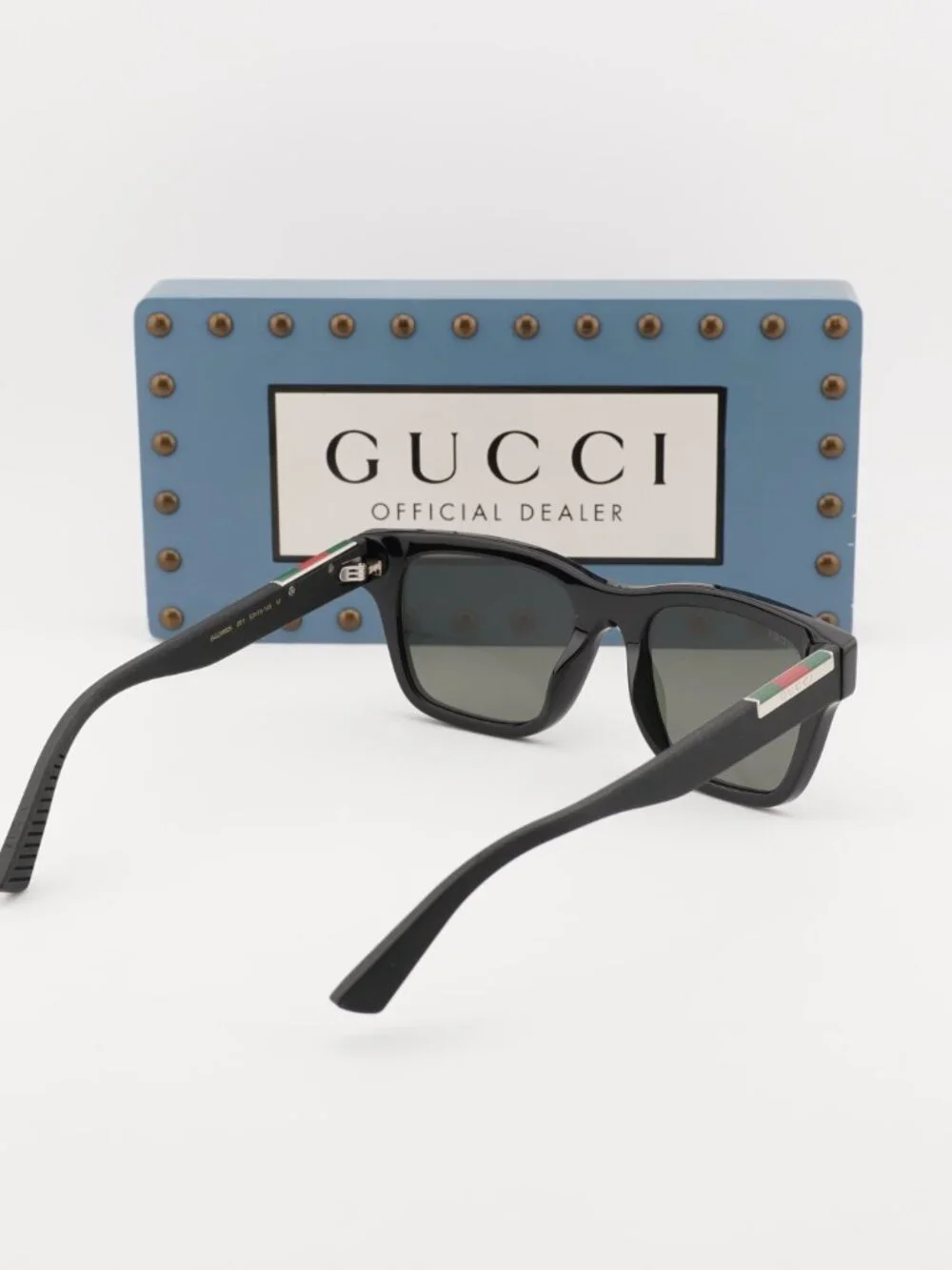 Gucci GG2089S 001 Square Sunglasses - Black\Grey